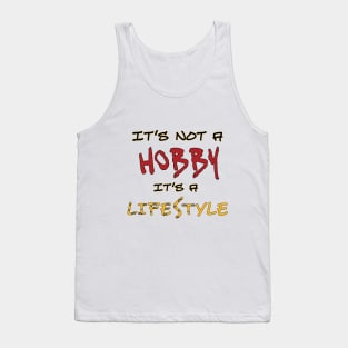 It's not a Hobby it's a LifeStyle - Retro Jordan 12 "Taxi" Graphic Design Tank Top